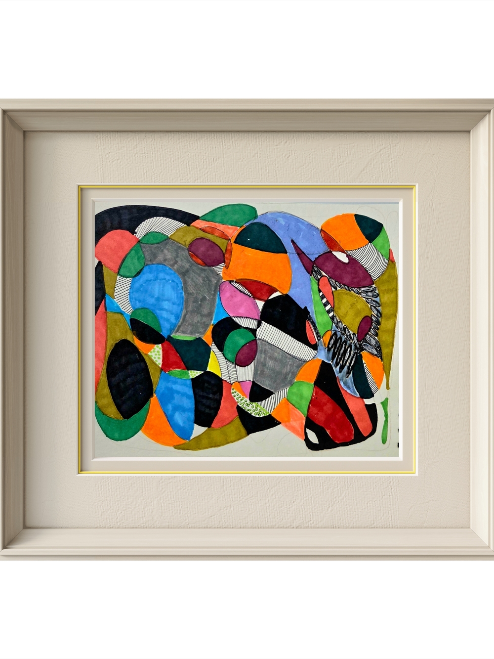 Abstract Multicolor Contemporary Home Art